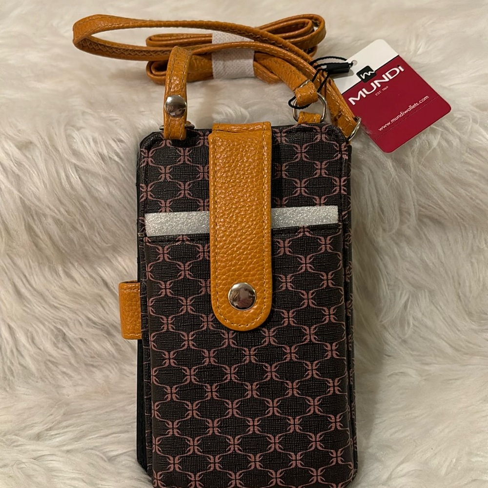Mundi Phone Case Wallet and Wristlet 6.5”x4”/NWT